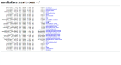 Desktop Screenshot of mediaface.neato.com